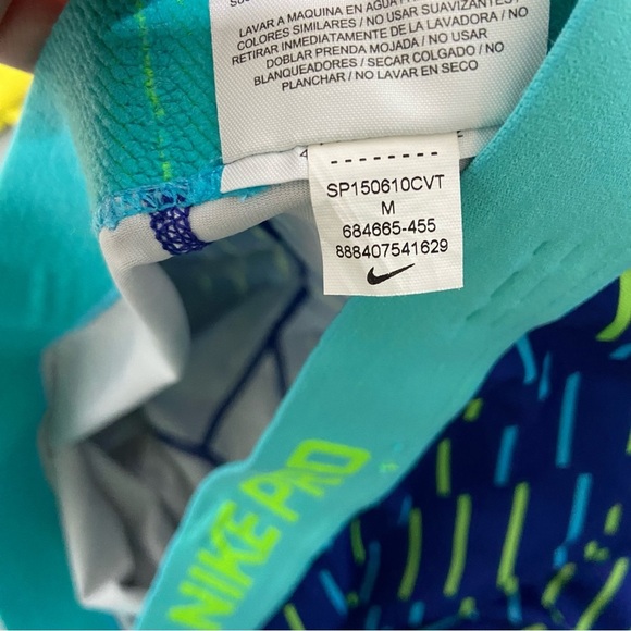 Nike Pro Core Bolt Print Compression Tights Women's 684665-455 Size M - Picture 2 of 6